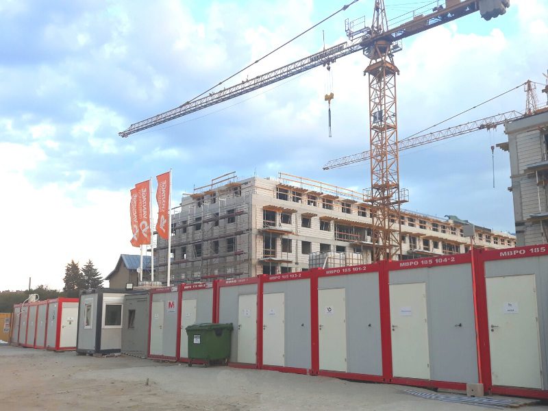 Wynajem kontenerów budowlanych