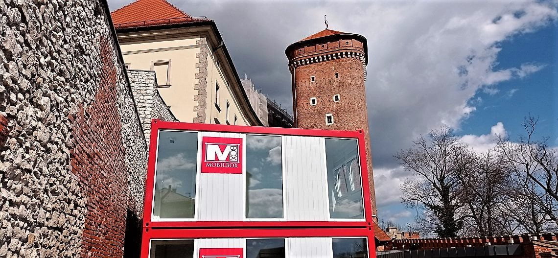 Kontenery Kraków Zamek Królewski Wawel