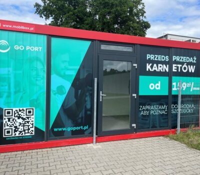 Biuro Sprzedazy Karnetow Na Silownie I Fitnes Kontenerowe biuro sprzedaży