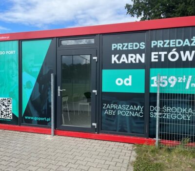 Biuro Sprzedazy Silownia Kontenerowe biuro sprzedaży