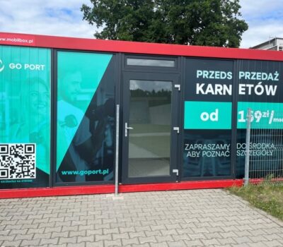 Kontener Biurowy Biuro Handlowe Kontenerowe biuro sprzedaży