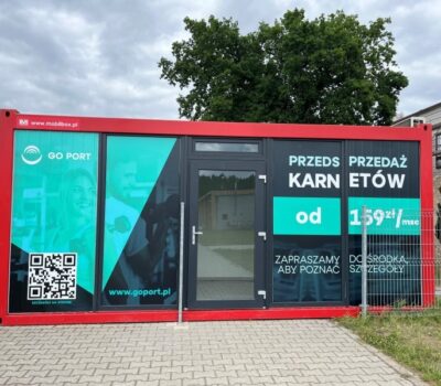 Pawilon Biurowy Kasa Biletowa Na Silownie Kontenerowe biuro sprzedaży