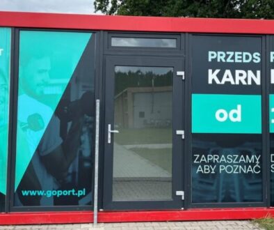 Kontenerowe biuro sprzedaży