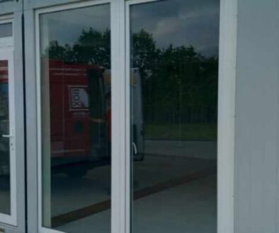 Zaplecze biurowe z kontenerów w Zabrzu